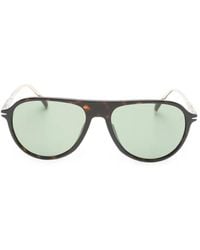 David Beckham - Tortoiseshell-Effect Rectangle-Frame Sunglasses - Lyst