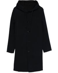 Lardini - Virgin Wool Single-Breasted Coat - Lyst