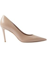 Burberry - Leather Point-toe Pumps - Lyst