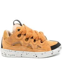 Lanvin - Curb Oversize-tongue Panelled Sneakers - Lyst