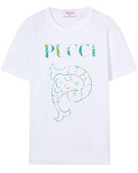 Emilio Pucci - T-Shirt With Logo - Lyst