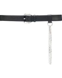 Roberto Cavalli - Chain-embellished Buckle Belt - Lyst
