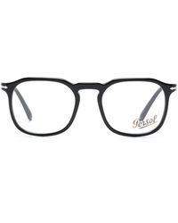 Persol - Po3337V Logo-Engraved Round-Frame Glasses - Lyst