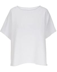 Frank & Eileen - T-Shirt mit ungesäumten Kanten - Lyst