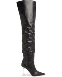 AMINA MUADDI - Olivia 95mm Thigh-high Boots - Lyst
