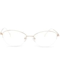 STEPPER EYEWEAR - Halbrand-Brille Mit Cat-Eye-Gestell - Lyst