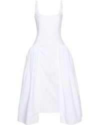 16Arlington - Vezile Popeline-Kleid mit drapierten Einsätzen - Lyst