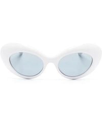 Versace - La Medusa Oval-Frame Sunglasses - Lyst