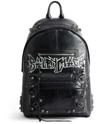 Balenciaga - Le Cagole Leather Backpack - Men's - Lambskin - Lyst