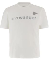 and wander - T-Shirt À Manches Courtes - Lyst