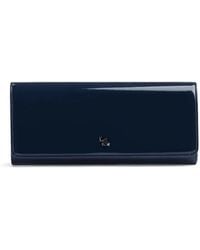 Le Silla - Logo-Plaque Patent-Finish Clutch Bag - Lyst
