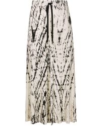 UMA | Raquel Davidowicz - Abstract-pattern High-waisted Skirt - Lyst