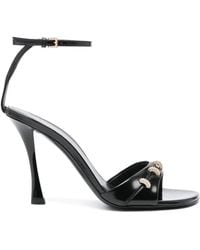 Givenchy - Stitch Ledersandalen - Lyst