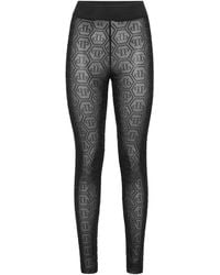 Philipp Plein - Monogram Strass レギンス - Lyst