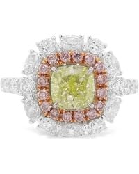 HYT Jewelry - Flower Diamond Ring - Lyst