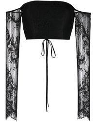 Macgraw - Haut En Dentelle Jealousy À Coupe Crop - Lyst