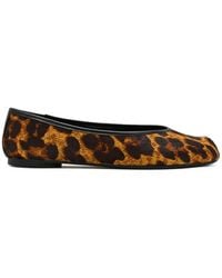 SCHUTZ SHOES - Yummi Leopard-Print Split-Toe Ballet Flats - Lyst