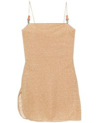 Oséree - Lumieré Bead-Embellishment Mini Dress - Lyst