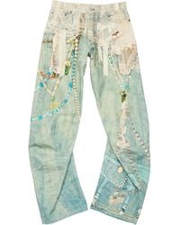 Acne Studios - Trompe-L'Œil Print Jeans - Lyst