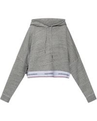DSquared² - Tape Onion Cropped Hoodie - Lyst