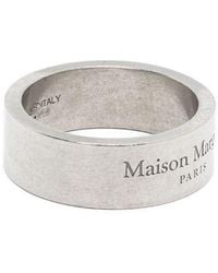 Maison Margiela - Ring Met Gegraveerd Logo - Lyst