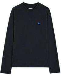 Jil Sander - Logo-Embroidered Long-Sleeves Sweatshirt - Lyst