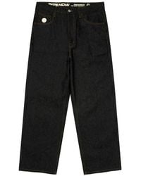 Aape By A Bathing Ape - Logo-Patch Straight-Leg Jeans - Lyst