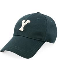 Saint Laurent - Logo-Patch Baseball Cap - Lyst