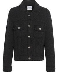 Barrie - Contrast-Stitch Knitted Jacket - Lyst