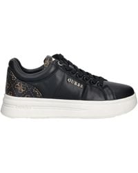 Guess - Welli Leather Sneakers - Lyst