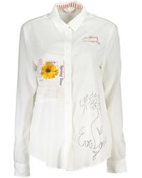 Desigual - Graphic-Print Long-Sleeve Shirt - Lyst