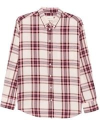 GANT - Checked Flannel Shirt - Lyst