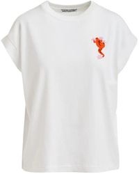 Essentiel Antwerp - T-Shirt Con Decorazione - Lyst