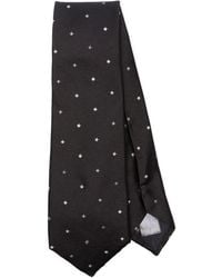 Paul Smith - Star-embroidered Silk Tie - Lyst