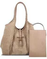 Tod's - Medium Leather Tote Bag - Lyst