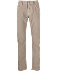 Jacob Cohen - Skinny-Cut Logo-Patch Trousers - Lyst