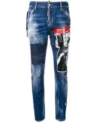 DSquared² No Imitators Jeans - Blue
