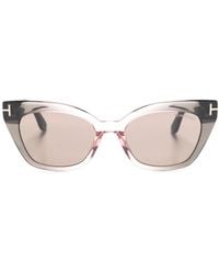 Tom Ford - Winona Cat-Eye Frame Sunglasses - Lyst