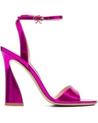 Gianvito Rossi - 110Mm Curved-Heel Sandals - Lyst