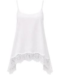 STAUD - Chloe Lace-Detail Top - Lyst