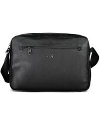 Calvin Klein - Borsa messenger uomo nera - Lyst