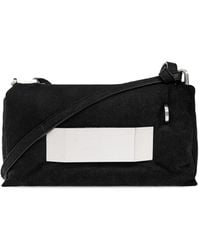 Rick Owens - Griffin Panelled Leather Shoulder Bag - Lyst
