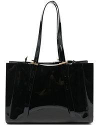 MINOBOSSI - Paulina Patent-Leather Tote Bag - Lyst