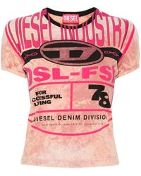 DIESEL - T-Uncutie-Long-N8 T-Shirt - Lyst