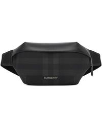 Burberry - Sonny Check-pattern Belt Bag - Lyst