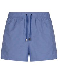 Giorgio Armani - Short De Bain À Ourlet Droit - Lyst