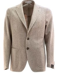 Tagliatore - Jacke Mit Aufgesetzten Taschen - Lyst