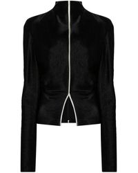 Nanushka - High-Neck Draped Top - Lyst