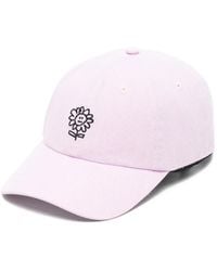 sunflower - Flower-Embroidered Baseball Cap - Lyst