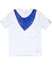 P.A.R.O.S.H. - T-Shirt À Imprimé Bandana - Lyst